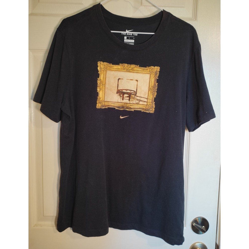 The Nike Tee Dri-fit Printed Black T-shirt